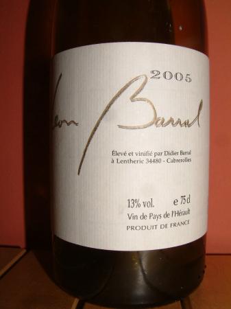 BARRAL BLANC 2005