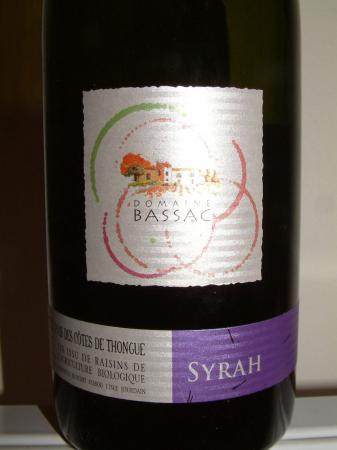 SYRAH 2006 DES CHEMINS DE BASSAC